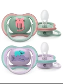 Philips Avent SCF085/18 Ultra Air Emzik 6-18 Ay 2li Kız thumbnail 2