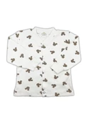Sema Baby Mickey Mouse Bebek Pijama Takımı - Ekru 6-9 Ay - 2