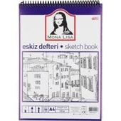 Monalisa Eskiz Defteri Sketch Book Spiralli A4 120gr 50yp - 1