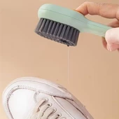 BUFFER® Çok Amaçlı Deterjan Hazneli Pratik Ayakkabı, Bot Temizleme Yıkama Fırçası - 5