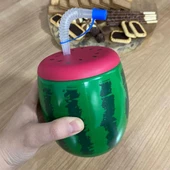 BUFFER® Karpuz Model Kendiliğinden Pipetli 900 ml Suluk, Matara - 3