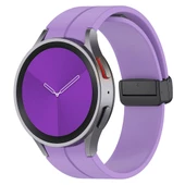 Samsung Galaxy Watch 4 5 6 7 FE 40 44 Classic 42 43 46 47 mm Kordon Magnetli Ayarlanır Silikon Kordon - 11