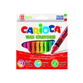 Carioca Wax Crayons Yıkanabilir Pastel Boya Kalemi 12li - 1