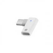 Polham L Tipi Apple Pencil Kalem Şarj Adaptörü, Type C To Lightning Çevirici Dönüştürücü, Gösterge Işıklı - 1