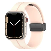 FitCase Apple Watch 42/44/45/49 mm Uyumlu SPG Soft Silikon Kordon - 11