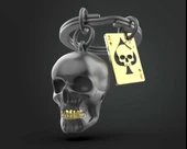Metalmorphose Skull Anahtarlık thumbnail 3