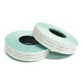 Kraf Fiyat Etiketi BEYAZ Çift Satır (MX-6600 için) 12li Paket - 1
