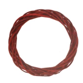 25cm Kapı Süsü Çelengi Doğal Ahşap - 6