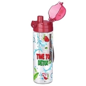 BUFFER® Tutma Saplı Kilitli Kendiliğinden Süzgeçli Kolay Taşınabilir Detoks Sporcu Diyet Matarası - 4