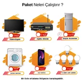 Teknovasyon Arge Güneş Enerjisi Bağ Evi Solar Paketi  Hybrit  inverter 6200 W 48V 410W Güneş Paneli 100 Ah Jel Akü - 2