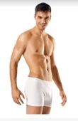 TUTKU 0114 ERKEK LİKRALI BOXER ŞORT 3 ADET - 1
