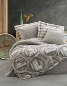 Cotton Box Modern Çift Kişilik Nevresim Takımı Root Vizon - 5