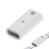 Polham Apple Pencil Kalem Şarj Adaptörü, Lightning To Lightning Çevirici Dönüştürücü, Gösterge Işıklı - 1