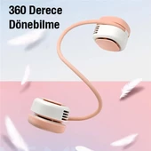 Polham 1600mAh Şarjlı Ayarlanabilir Boyun Askılı Şık Görünümlü Boyun Vantilatörü, Askılıklı Mini Fan - 8