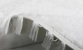 Modern Dekoratif Yıkanabilir Peluş Puffy Kaymaz Taban Oval Püskül Saçaklı 2'li Banyo Paspası 50x80 - 6