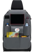 Otom Premium Deri Koltuk Arkası Organizer Eşya Düzenleyici  Füme - 2
