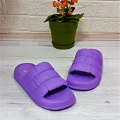 Akınalbella 406 Lila Hafif Rahat Günlük Havuz Plaj Kadın Terliği thumbnail 6