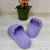 Sonimix 12701 Lila Hafif Rahat Günlük Havuz Plaj Kadın Terliği thumbnail 8