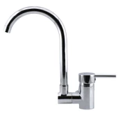 Banyo Lavabo Musluğu Akrobat Eyve Sıcak Soğuk Çift Su Girişli Çeşmesi Bataryası 31 cm - 1