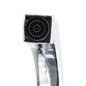 Kuğu Mix Uzun Banyo Lavabo Musluğu Eyve Sıcak Soğuk Çift Su Girişli Çeşmesi Bataryası 36 cm - 3