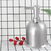Küre Sıvı Sabunluk Losyon Yağ Şişesi Paslanmaz Set Üstü Sıvı Sabunluk - 6
