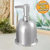 Küre Sıvı Sabunluk Losyon Yağ Şişesi Paslanmaz Set Üstü Sıvı Sabunluk - 1