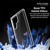 Polham Shockproof Darbe Emici Kamera Korumalı Samsung Galaxy S23 Ulta Uyumlu Silikon Kılıf, Sararmaz Kılıf - 2