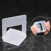 Seviye Tespit Artısı Klipsi Fayans Hizalama Derz Artısı Beyaz 2 mm 100 Adet thumbnail 4