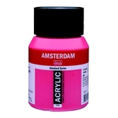 Talens Amsterdam Akrilik Boya 500 ml. 348 Permanent Red Purple - 1