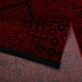 Afgan Türkmen Otantik Desenli Bordo Oturma Odası Salon Mutfak Halısı 5366A_ZS72 - 5