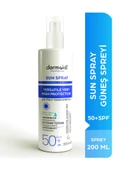 Dermokil Çok Yönlü Yüksek Koruyucu 50 Faktör Güneş Spreyi 200 ml - 5