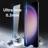 Polham 0.3mm Samsung Galaxy S23 Plus Ful Kaplama Kırılmaz Ekran Koruyucu, 8K Çözünürlüklü 9H Sertlik - 2
