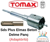 Tomax Sds Plus Elmaslı Beton Delme Panç Adaptörlü 40mm - 1