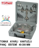 Tomax Vantuzlu Ayarlı Panç Alçıpan Delme Seti 40-300mm - 1