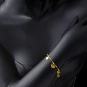 14 Ayar Tuğralı Dorika Altın Bileklik thumbnail 4