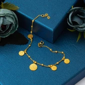 14 Ayar Tuğralı Dorika Altın Bileklik thumbnail 3