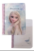 Not Defteri Frozen Elsa 11x15 cm 1 Adet 80 Yaprak Çizgili Lisanslı Orjinal Frozen Öğrenci Not Defteri - 2