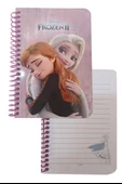 Not Defteri Frozen Elsa 11x15 cm 1 Adet 80 Yaprak Çizgili Lisanslı Orjinal Frozen Öğrenci Not Defteri - 3