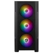 MSI MAG FORGE M100A 4x120mm ARGB mATX GAMING KASA - 7