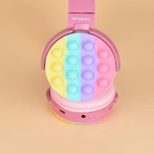 CXT-950 RGB Led Işıklı Kedi Kulağı Band Tasarımı Ayarlanabilir Katlanabilir Kulak Üstü Bluetooth Kulaklık - 10