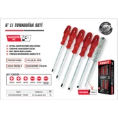 Tornavida Seti Düz Yıldız Uçlu Kontrol Kalemi (6'Li SET) - 3