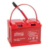 12 VOLT 12 AMPER AKÜLÜ ARABA AKÜSÜ 12 V 12 A ORJİNAL PİLSAN AKÜ - 1