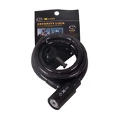 X-LOCK XBYC TY502 Spiral Kilit 10x1500 mm Çelik BİSİKLET KİLİT thumbnail 1