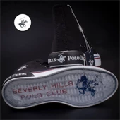 Polo Club Siyah Unisex Uzun Keten Spor Ayakkabı - 8