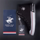 Polo Club Siyah Unisex Uzun Keten Spor Ayakkabı - 3