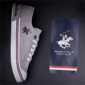 Polo Club Gri Unisex Kısa Keten Spor Ayakkabı - 5