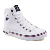 Polo Club Beyaz Unisex Uzun Keten Spor Ayakkabı thumbnail 1