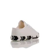 Benetton Beyaz Unisex Kısa Suni Deri Mevsimlik Spor - 4