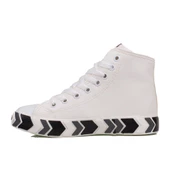 Benetton Beyaz Unisex Uzun Suni Deri Mevsimlik Spor thumbnail 3