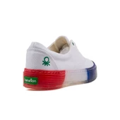 Benetton Kırmızı Kadın Renkli Taban Kot Ayakkabı BN-30696 - 4